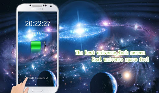 Universe Space Lock Screen