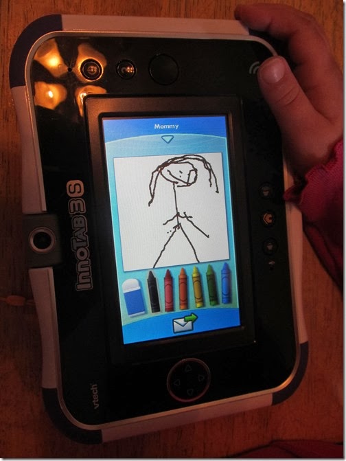 Draw pictures in Premium Kid Connect.