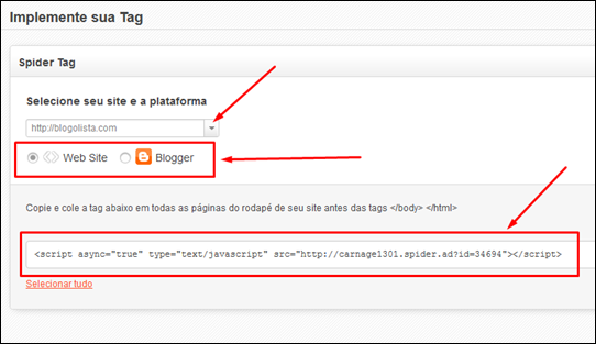 Monetize seu site com o Spider.Ad - programa afiliado alternativo - Visual Dicas