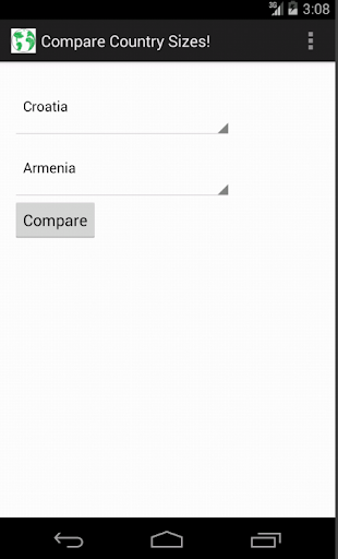 Compare Country Sizes