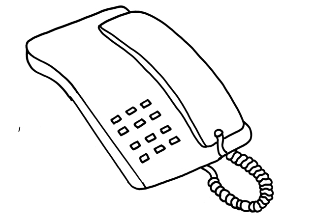 COLOREAR DIBUJOS DE TELEFONOS