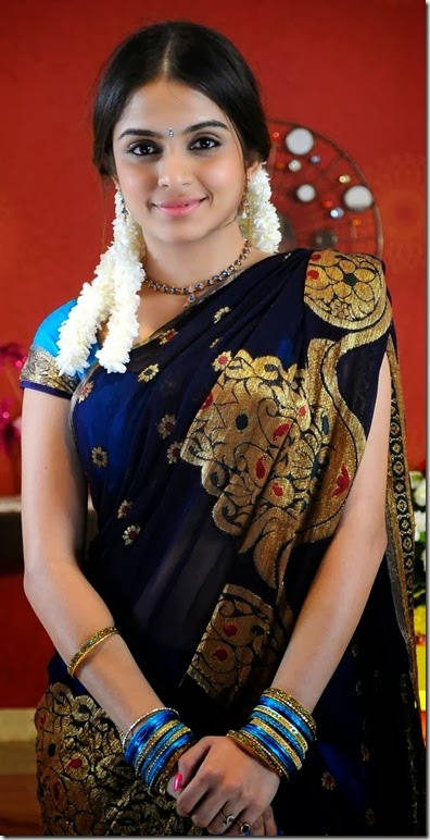 Sheena Shahabadi cute in saree