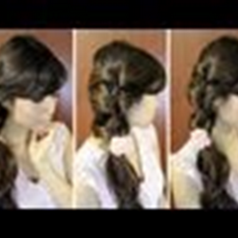 Everyday Fancy Side Ponytail Hairstyle Hair Tutorial