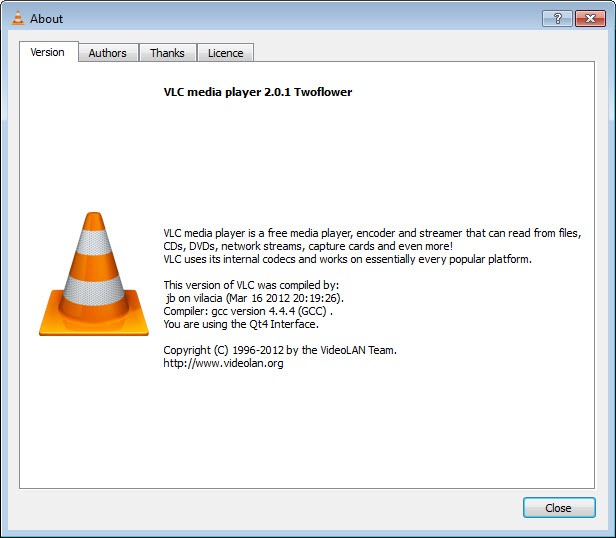 vlc-2.0.1
