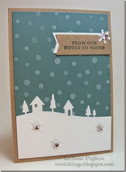 LeAnne Pugliese WeeInklings Christmas House Silhouette Merry Monday 142