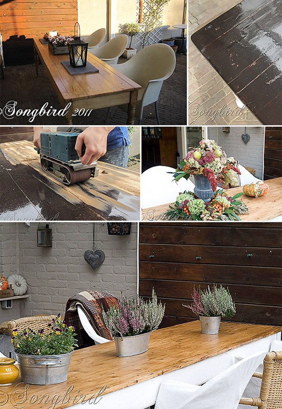 Songbird Refectory Table Makeover
