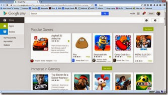 Google Play Store Home Desktop