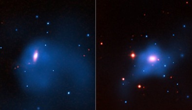 galáxias NGC 4342 e NGC 4291