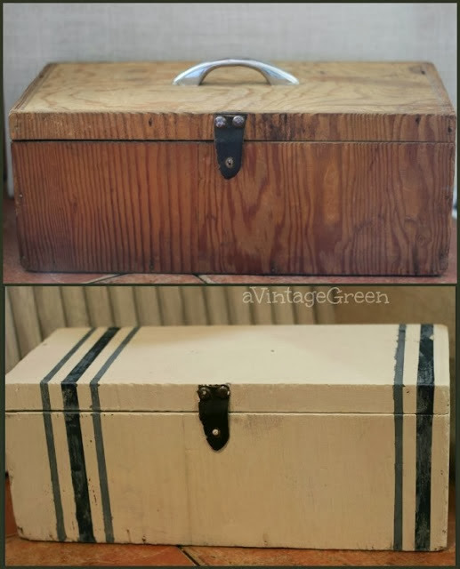 before and after painted box