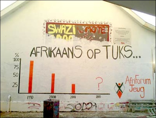 AFRIKAANS OP TUKS UNIVERSITEIT AFRIFORUM PROTES