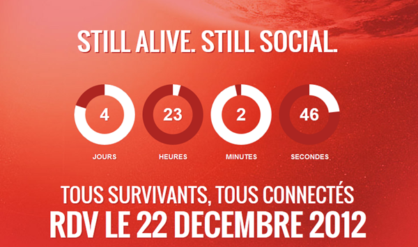 “22 décembre 2012” le réseaux social post-apocalyptique