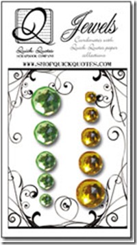 green and yellow jewels