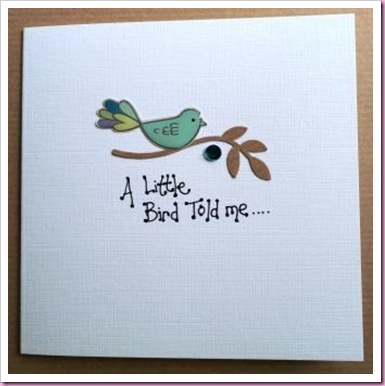A Little Bird Told me card 1