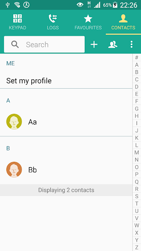 Contacts Shortcut