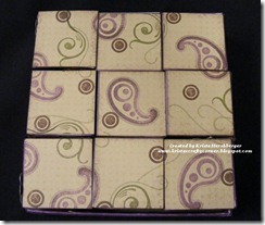 Rock the Block - paisley stamped background