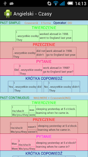 Angielski - Czasy