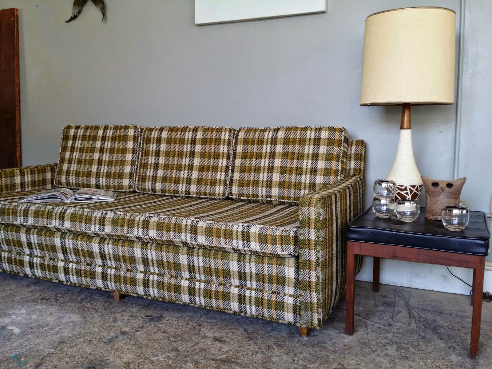 Vintage Ground Mid Century Sofa