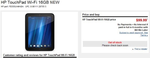 HP TouchPad