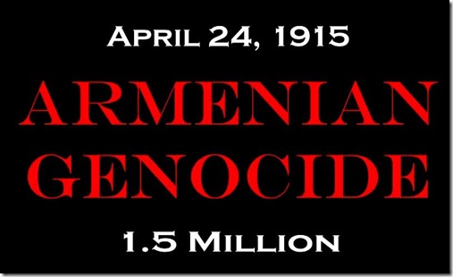 Armenian Genocide banner