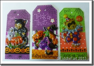 Halloween Trick or Treat Bags with tags. 2