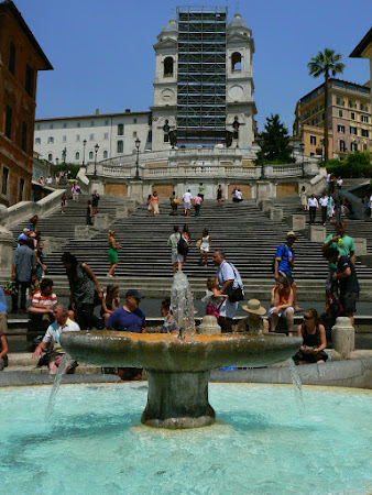 Obiective turistice Roma: Scarile spaniole Piazza di Spagna