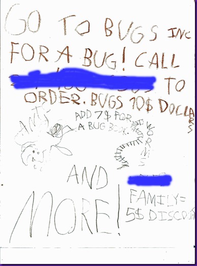 Bugs Inc flyer