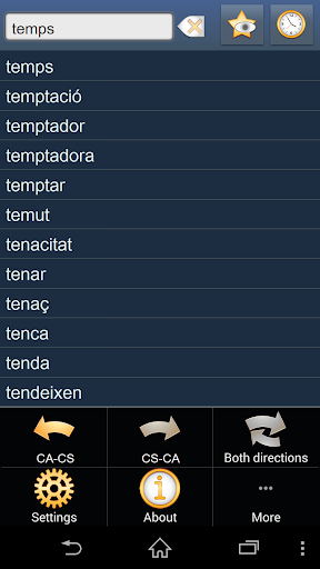 Catalan Czech dictionary