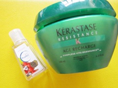 skin protec and kerastase resistance age recharge, bitsandtreats