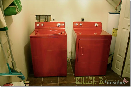 friday feature--painted washer and dryer from killer b designs blog