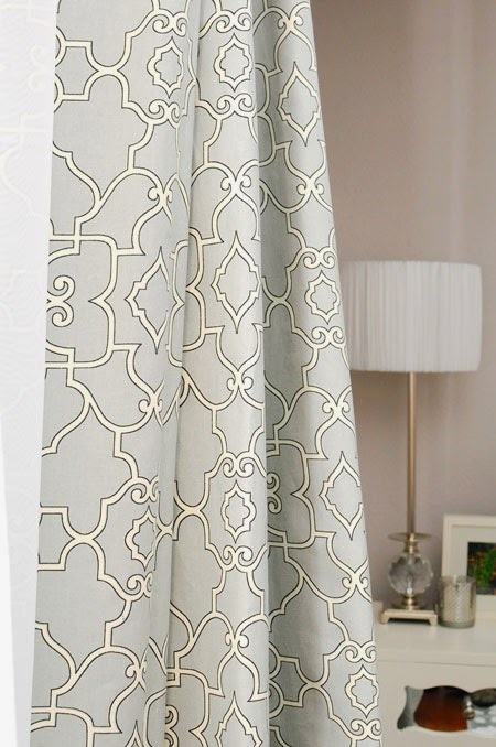 Loom Decor: The Taj in Pearl Gray, Curtains via MonicaWantsIt.com #diy #home
