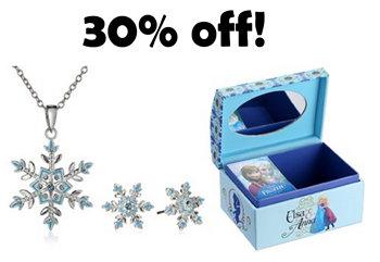 30% off Disney Frozen jewlery set and jewlery box for girls 30% off Disney Frozen jewlery set and jewlery box for girls