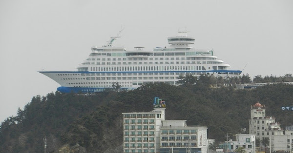 Cruise Ship On a Cliff is Actually a Hotel