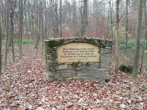 Gedenkstein Widmung Kaiserwald