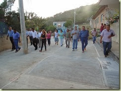 30-10-2013 inauguracion calle de la comunidad de paso morelos