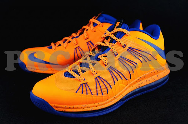 lebron orange and blue shoes