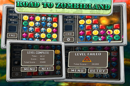 Zombie Jewel Puzzle Gold