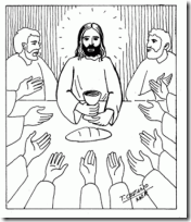 ultima cena jesus colorear (1) ultima cena jesus colorear (1)