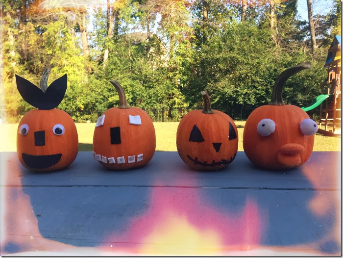 Our Spookified DIY Pumpkins