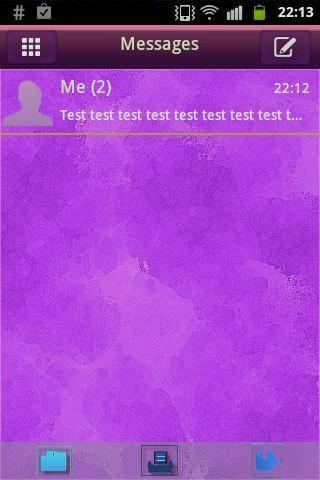 GO SMS Theme Purple Violet Buy