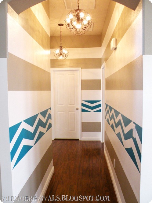 Chevron-striped-walls