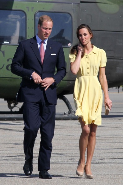 Kate Middleton arrive in Calgary
