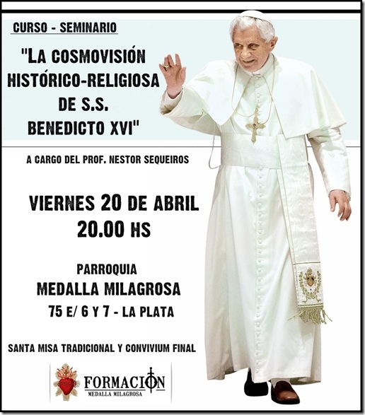 Cosmovision historico religiosa de SS Benedicto XVI
