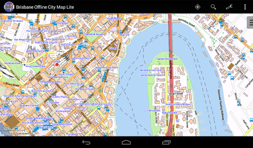 【免費旅遊App】Brisbane Offline City Map Lite-APP點子