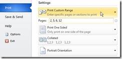 print custom range untuk mencetak halaman tertentu berdasarkan nomor halaman terpilih
