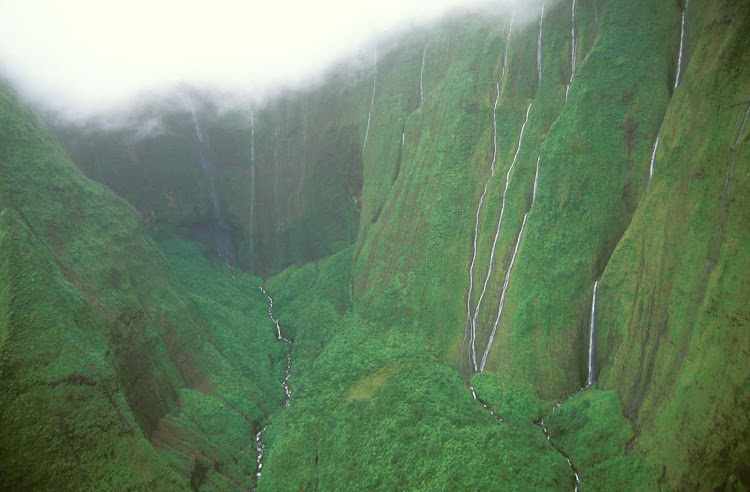Mount Waialeale, the second highest point on the island of Kauai.