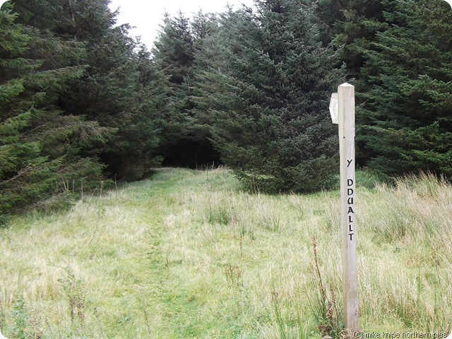 route to Y Dduallt