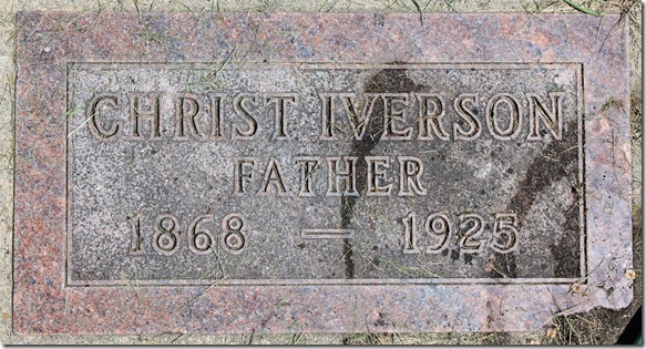 Christopher Iverson Tombstone 