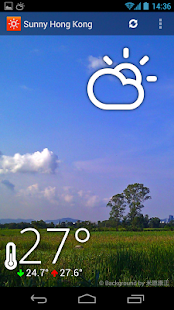 Sunny HK -Weather&Clock Widget Screenshot