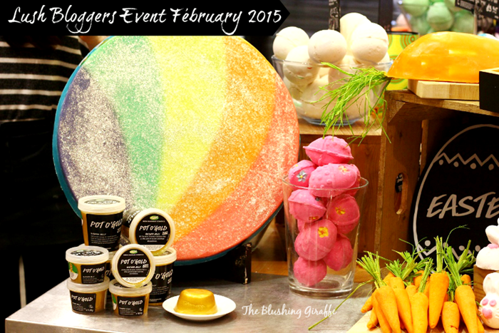 lush bloggers event february 2015 easter collection