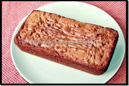 Date and Walnut Cake  - IMG_2626